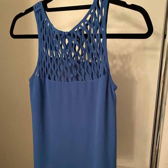 Cobalt blue sleeveless blouse size S - Picture 3 of 6